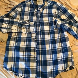 Men Aeropostale plaid button up